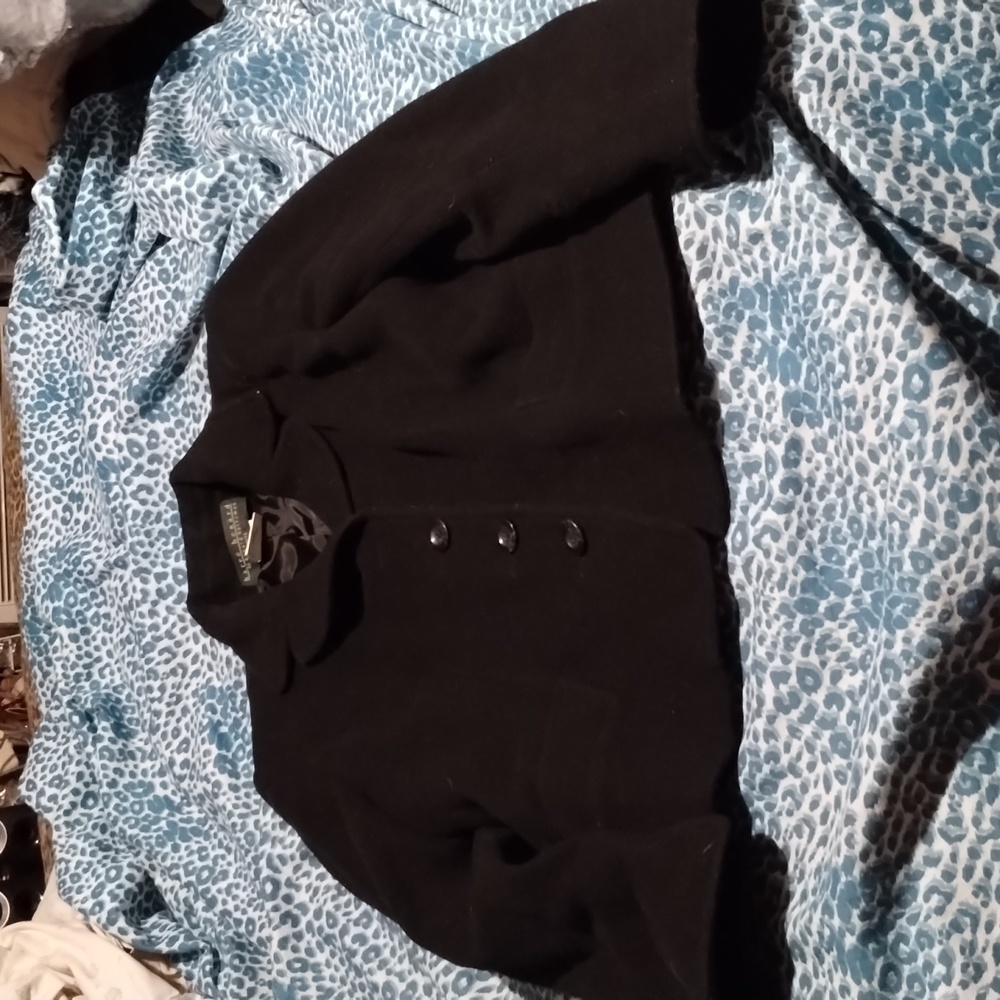 Wool shirt coat